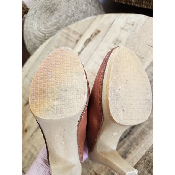 Daw Nessa Vintage Mule Heel Clogs Women's Size 5 Made in Italy Boho Classic - Picture 9 of 12